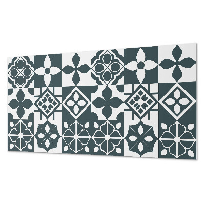 Dekorpanel falra Geometriai motívumok a csempékben