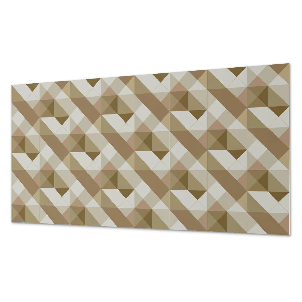 Pvc falpanel Földes formák geometrikus stílusban