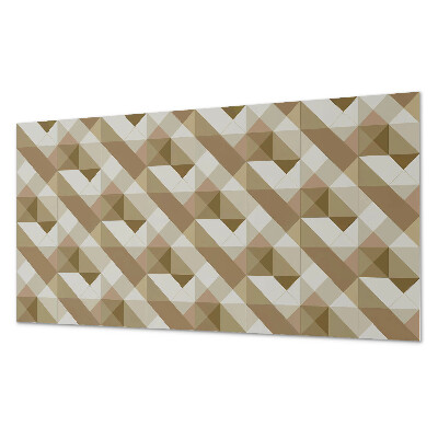 Pvc falpanel Földes formák geometrikus stílusban