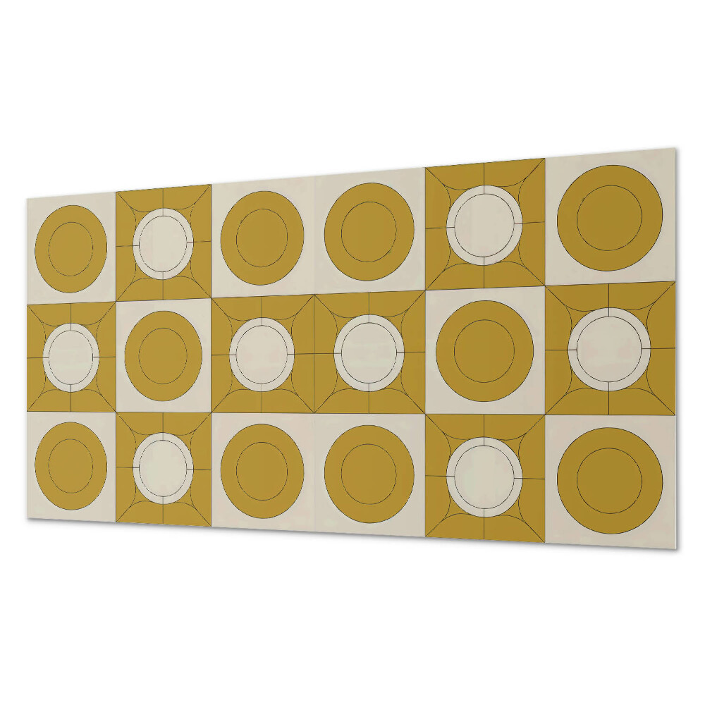 Pvc falpanel Modern motívum kerek formákkal