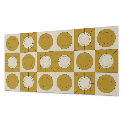 Pvc falpanel Modern motívum kerek formákkal