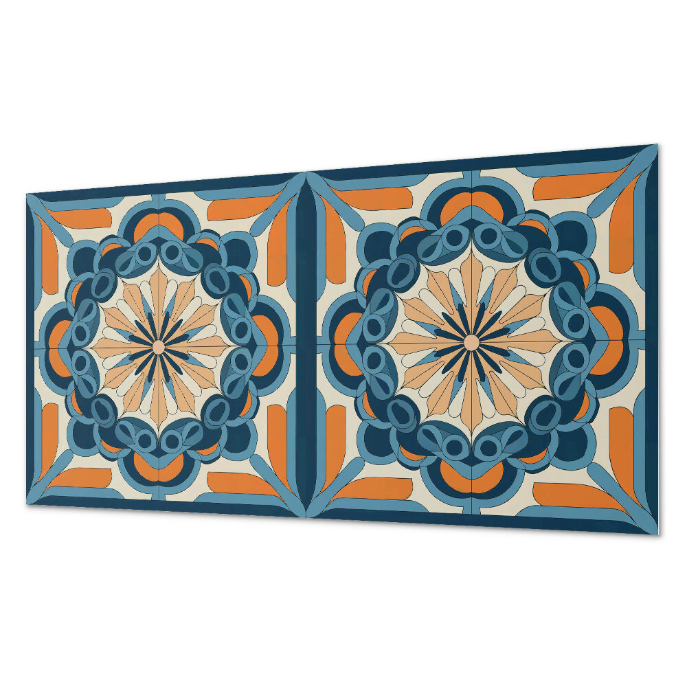 Pvc falburkolat Virágos mandala harmonikus körökben