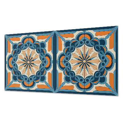 Pvc falburkolat Virágos mandala harmonikus körökben