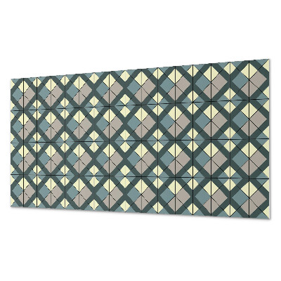 Dekorpanel falra Kockás geometrikus minta