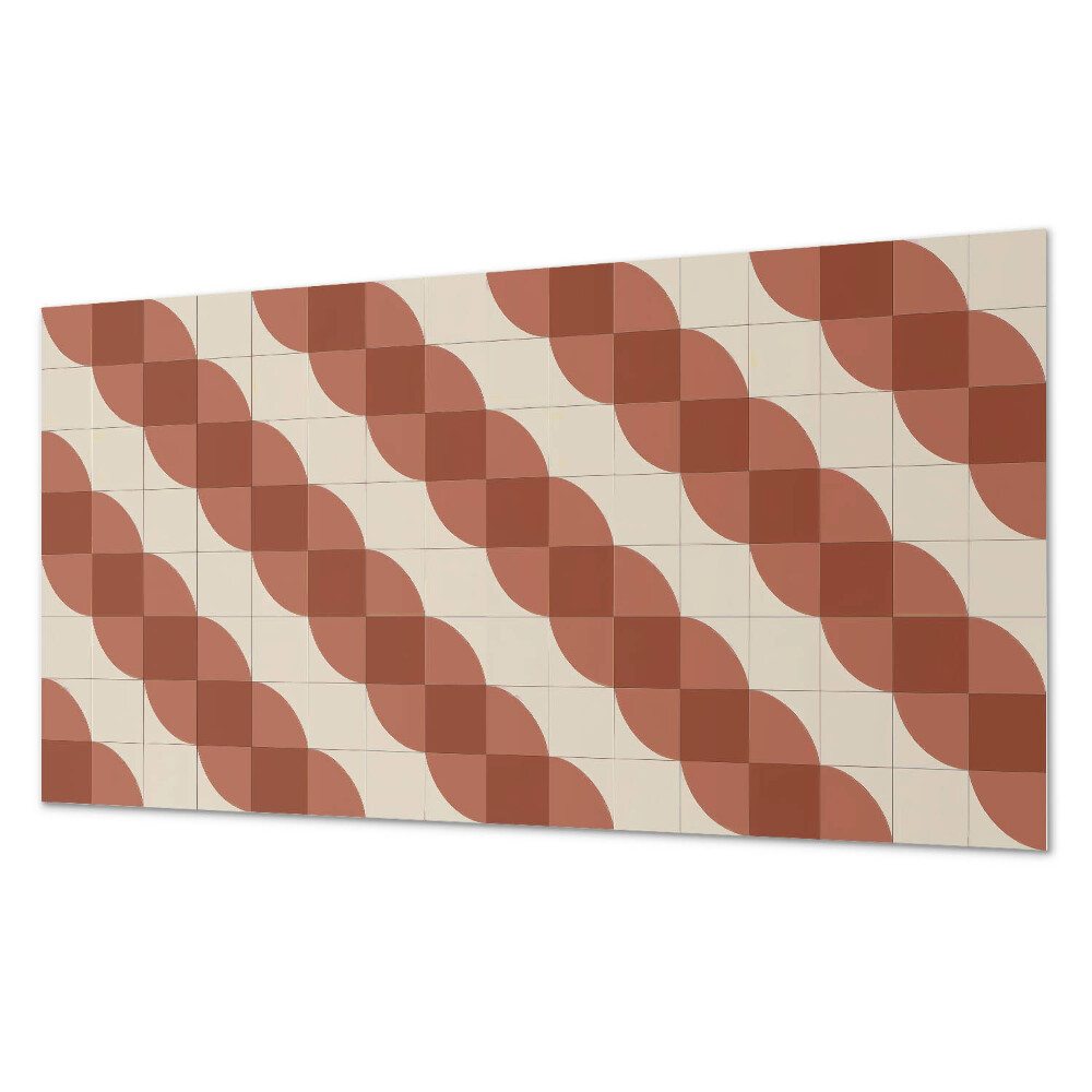 Dekorpanel falra Geometrikus hullámos minta