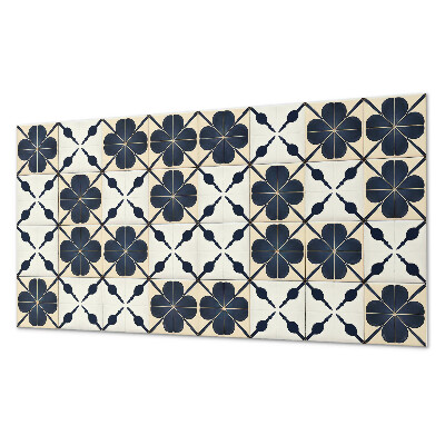 Dekorpanel falra Virágmotívum sima háttéren