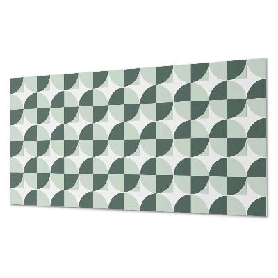 Pvc falpanel Körök és négyzetek geometrikus stílusban