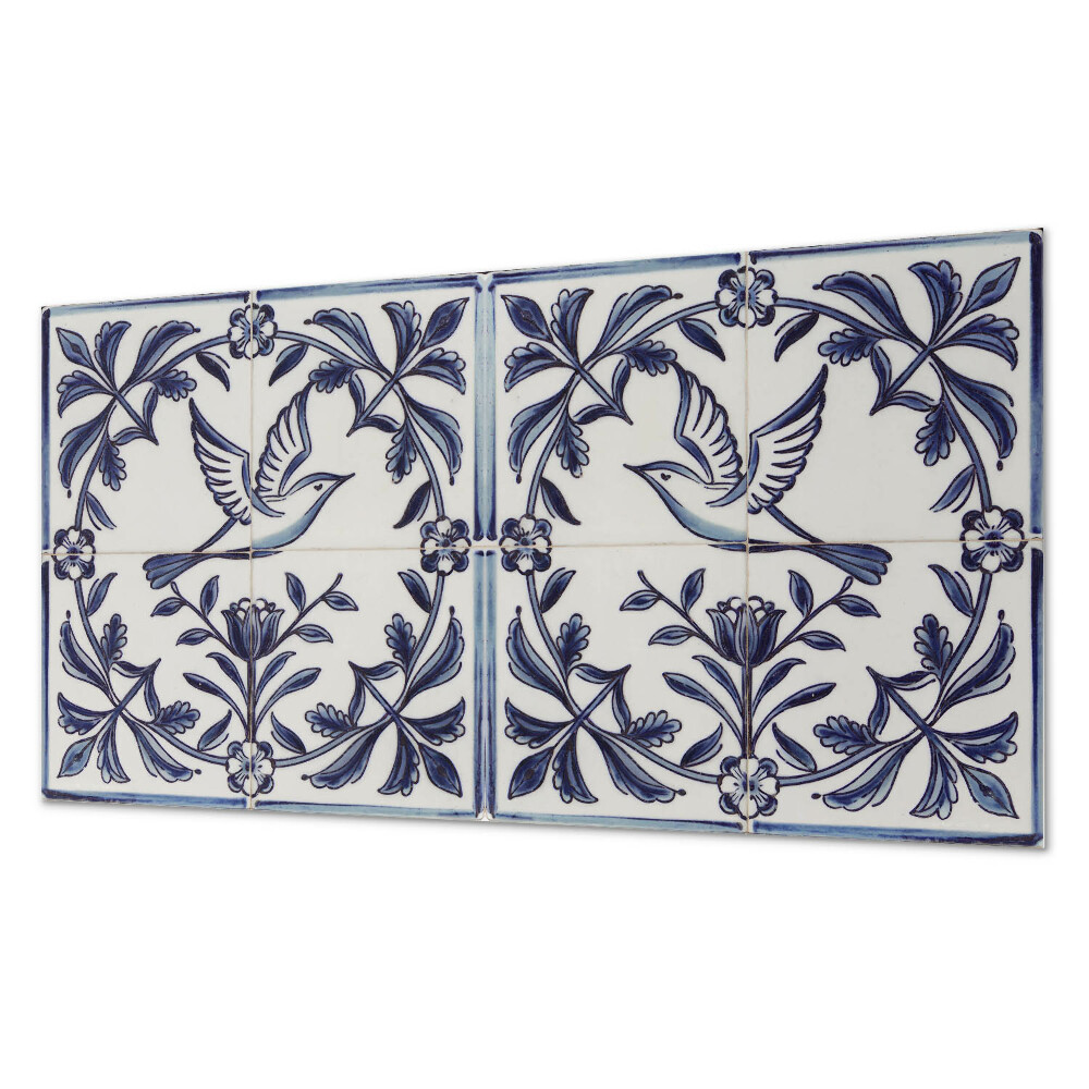 Pvc falburkolat Madármotívum a zöld növényzet között