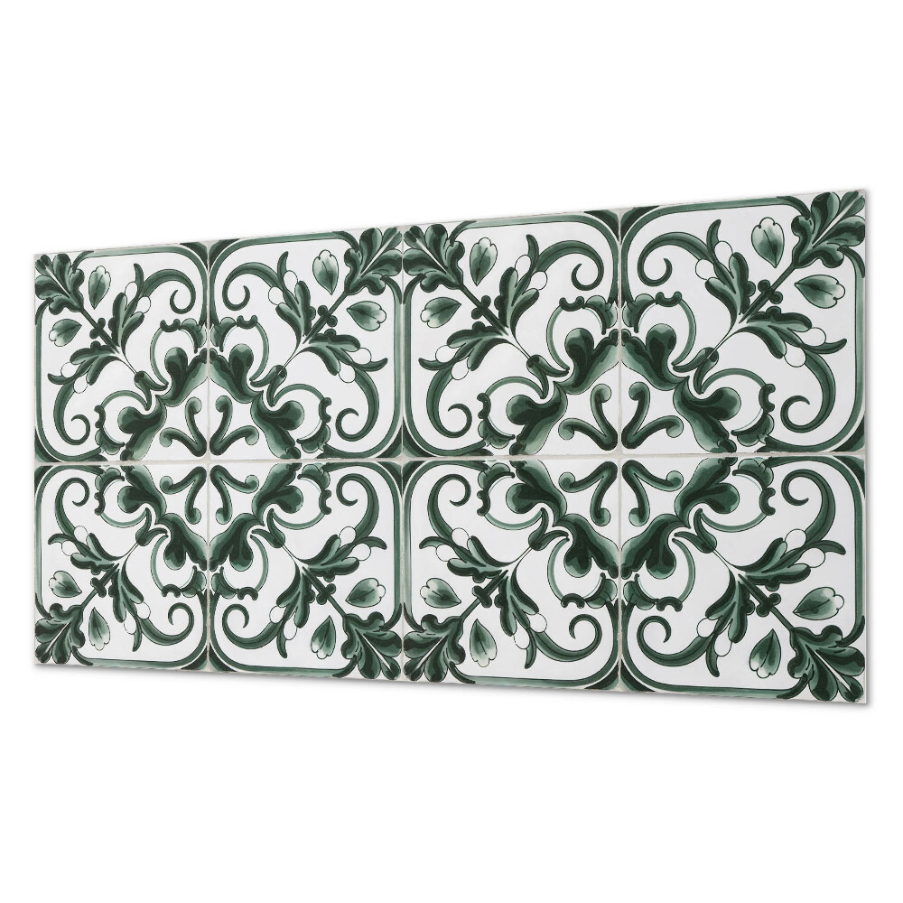 Pvc falpanel Növényi négyzetek geometrikus stílusban