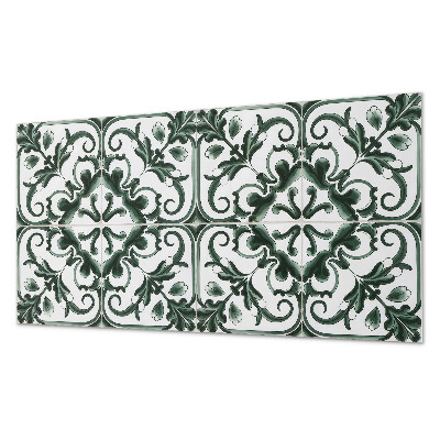 Pvc falpanel Növényi négyzetek geometrikus stílusban