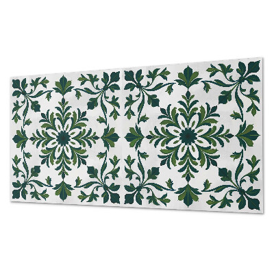 Pvc falpanel Növényminta dekoratív részletekkel