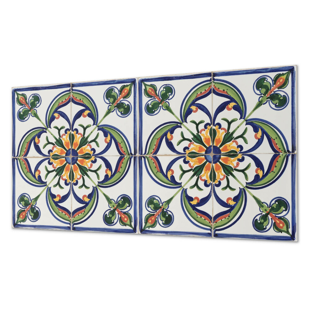 Pvc falpanel Virágmotívum a csempén