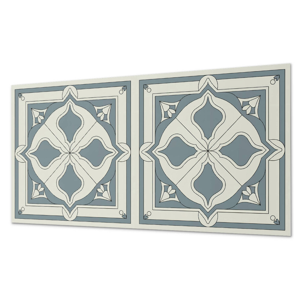 Pvc falpanel Virágmotívum kerámián