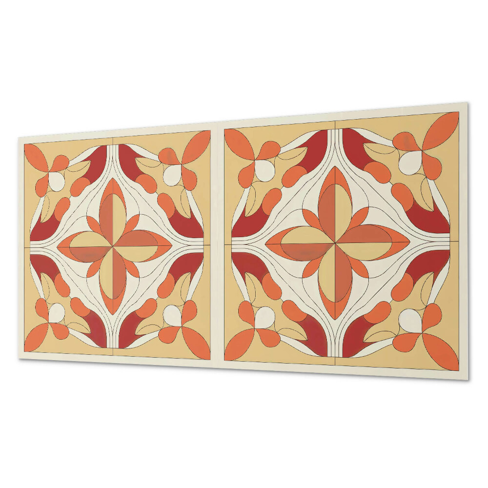 Pvc falburkolat Virágos absztrakció modern stílusban