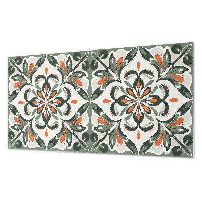 Pvc falpanel Virágmotívum zöld levelekkel