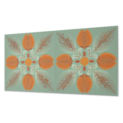 Pvc falpanel Virágmotívum levelekkel