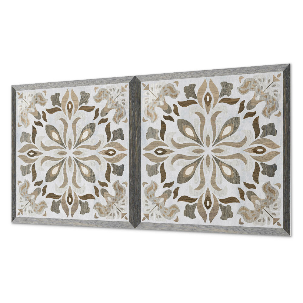 Pvc falpanel Szimmetrikus virágmotívum