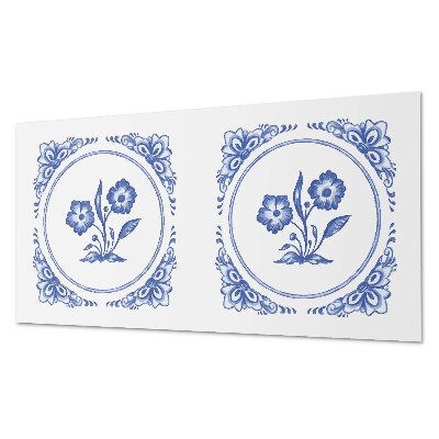 Pvc falpanel Virágmotívum körben