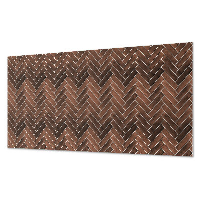 Pvc falpanel Halszálkás minta fa díszítésekkel