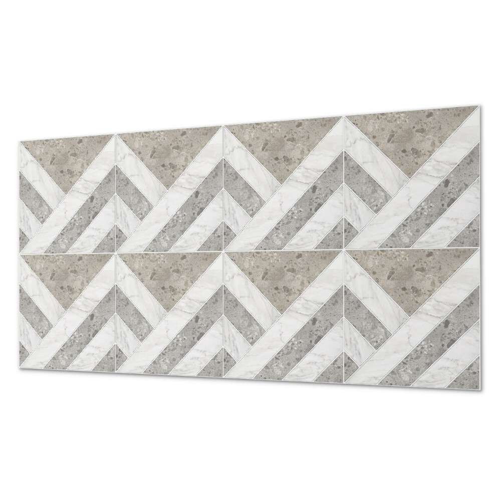 Pvc falpanel Geometrikus minta csempékben