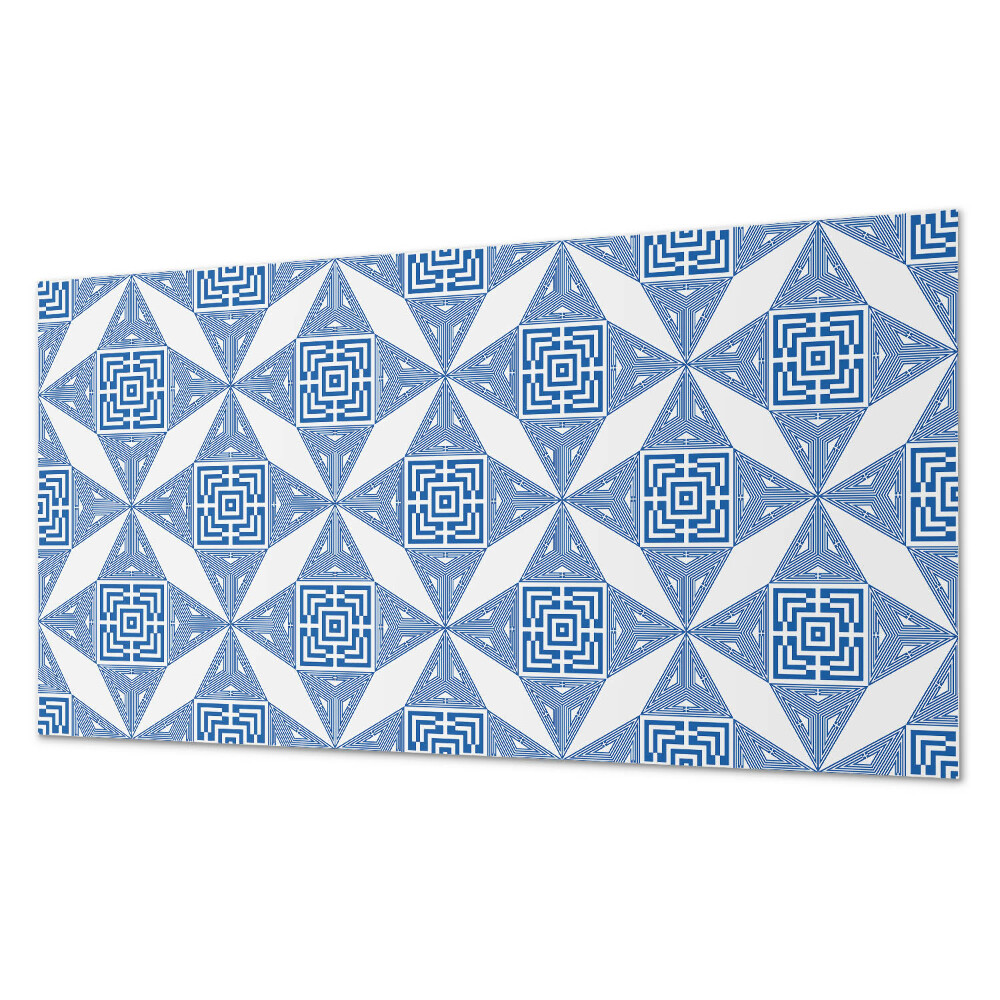 Dekorpanel falra Geometriai alakzatokban készült rácsminta