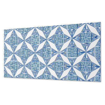 Dekorpanel falra Geometriai alakzatokban készült rácsminta