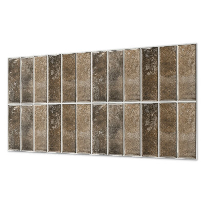 Dekorpanel falra Függőleges csíkos csempék