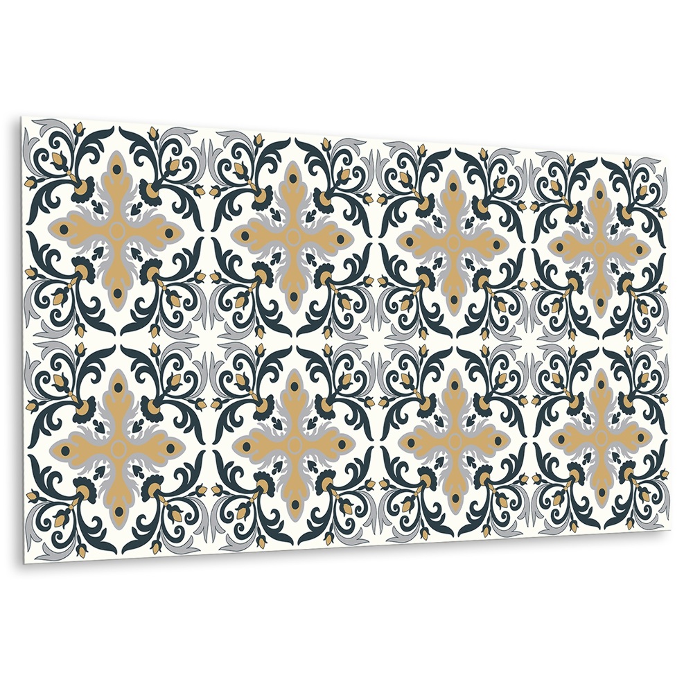 Falvédő falburkoló panel Virágmotívum díszekkel