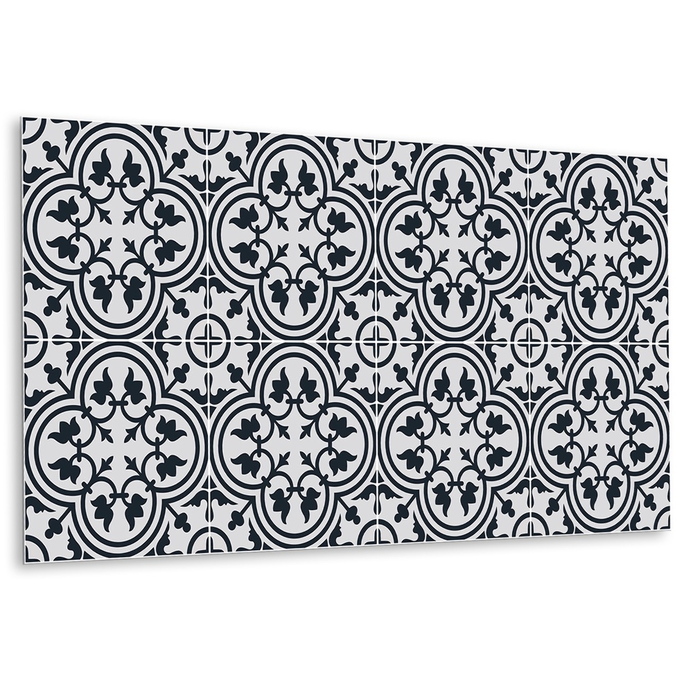 Falvédő falburkoló panel Virágminta díszekkel