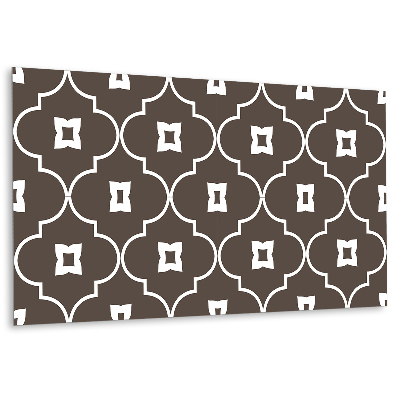 Falvédő falburkoló panel Marokkói motívum barna árnyalatokban