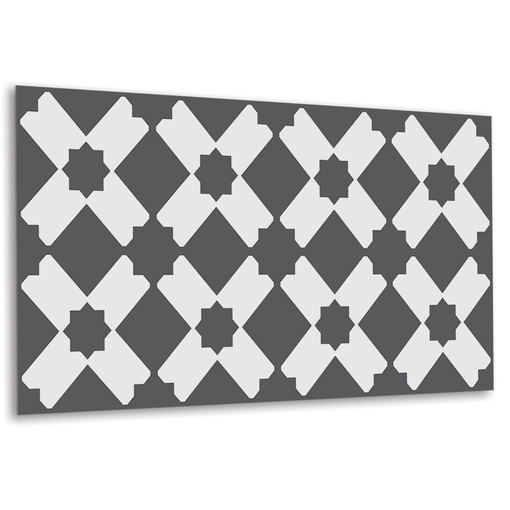 Falvédő falburkoló panel Geometrikus minta szürke árnyalatokban