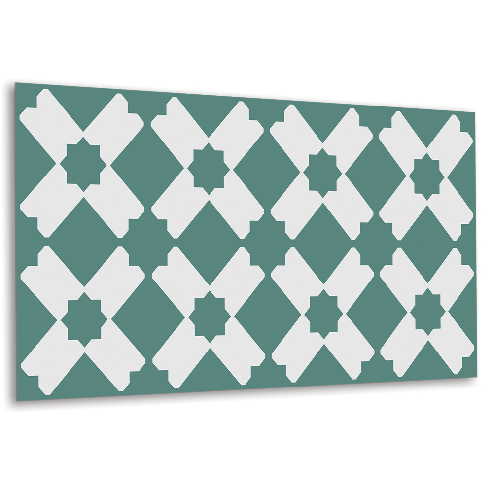 Öntapadó falburkolat Geometrikus minta pasztell színekben