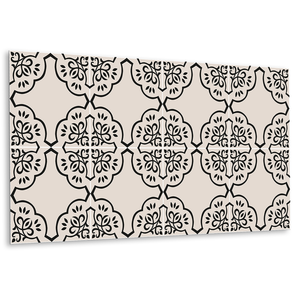 Falvédő falburkoló panel Növényi motívum díszekkel