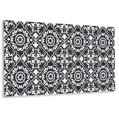 Dekorpanel falra Díszes minta sötét árnyalatokban