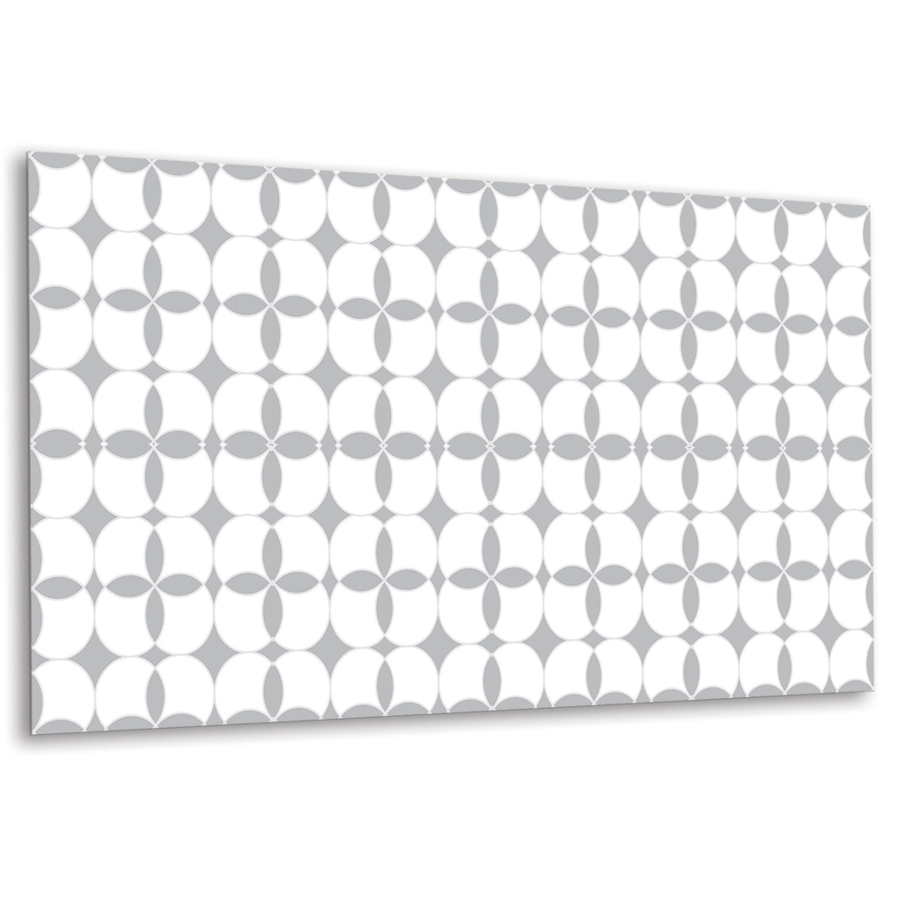 Öntapadó falburkolat Kör alakú motívum szürke és fehér árnyalatokban