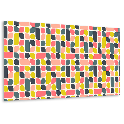 Dekorpanel falra Absztrakt formák pasztell színekben