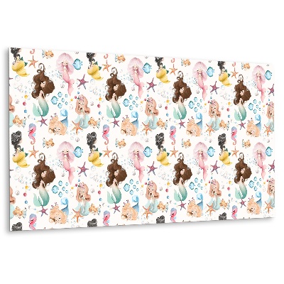 Dekorpanel falra Sellők és tengeri élőlények