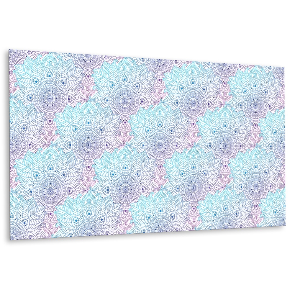 Falvédő falburkoló panel Virágmotívum mandalával