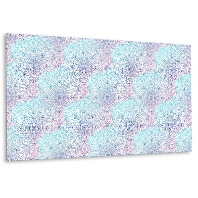 Falvédő falburkoló panel Virágmotívum mandalával