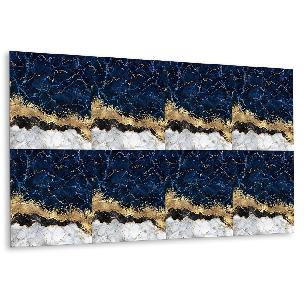 Öntapadó falburkolat Márványminta arany díszítéssel