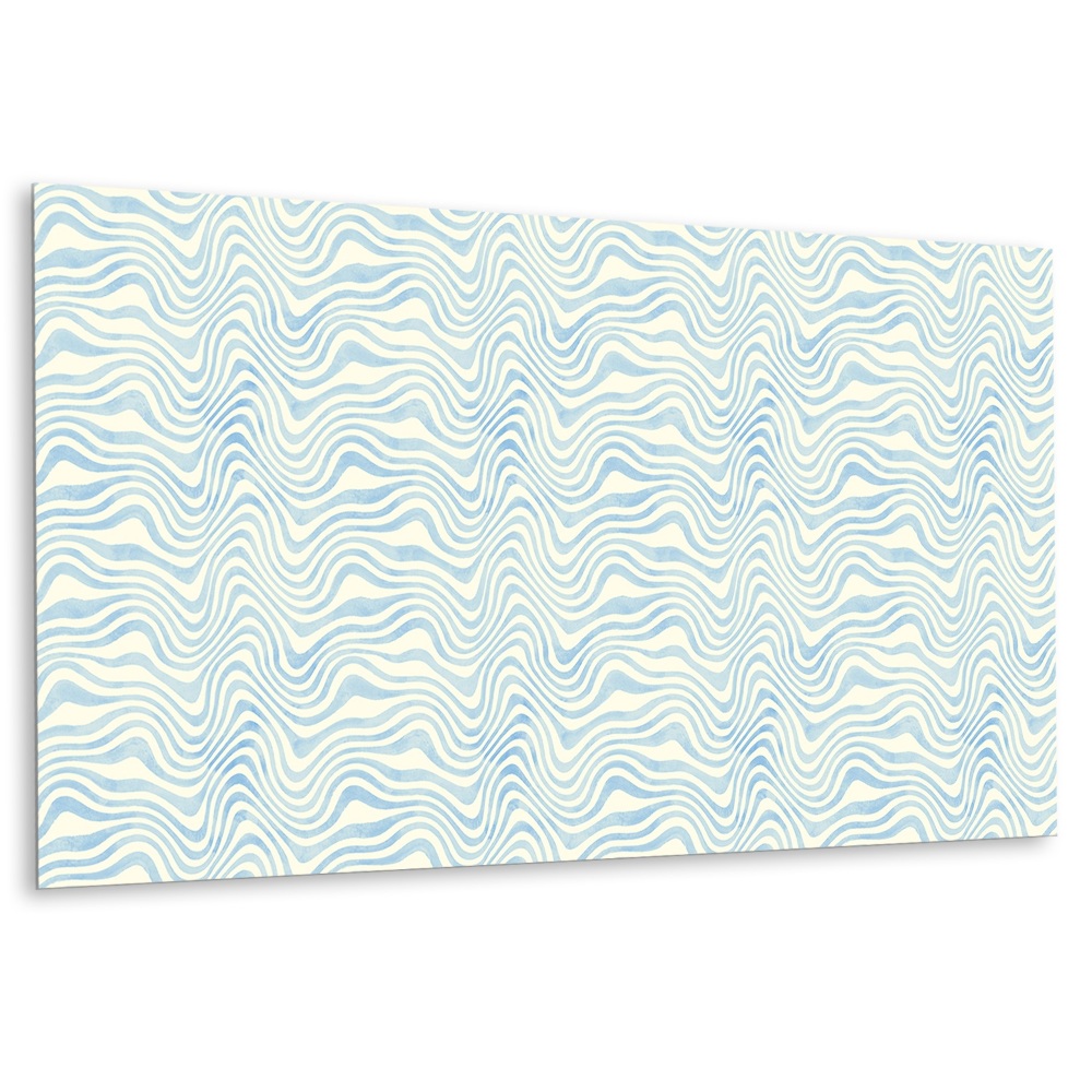 Dekorpanel falra Kék árnyalatú hullámok
