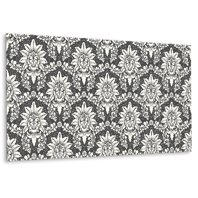 Dekorpanel falra Virágminta barokk stílusban