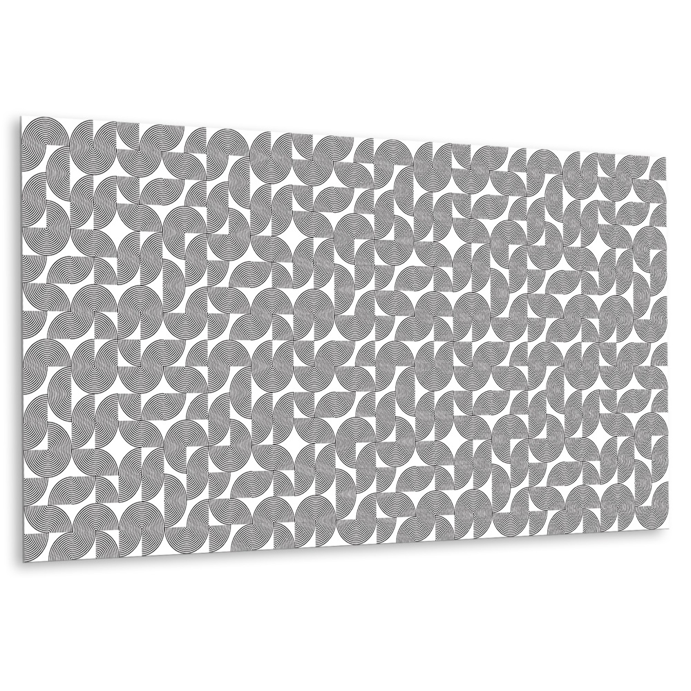 Dekorpanel falra Hullámok spirális mintázatban