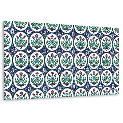 Falvédő falburkoló panel Virágmotívum körökben