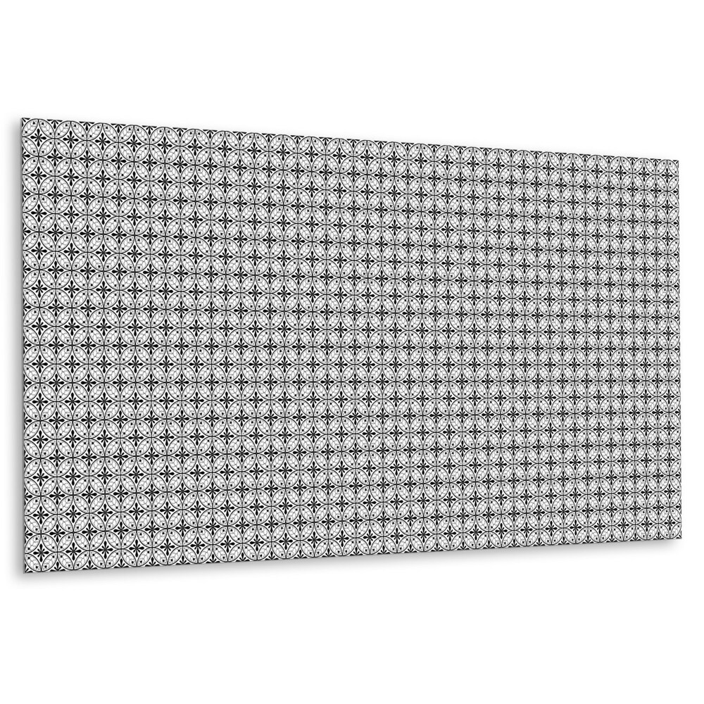 Dekorpanel falra Geometrikus motívum fekete-fehérben