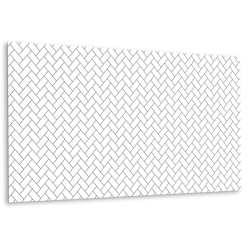 Dekorpanel falra Halszálkás minta