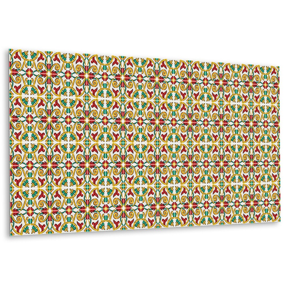 Öntapadó falburkolat Virágminta díszekkel