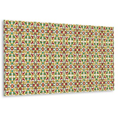 Öntapadó falburkolat Virágminta díszekkel