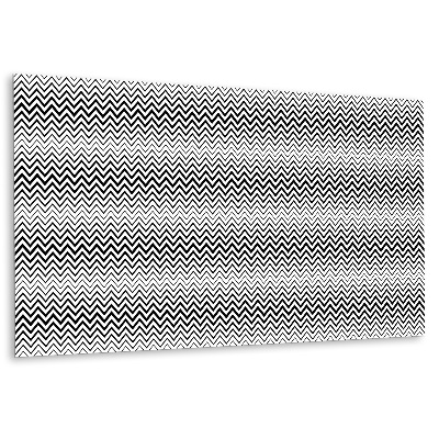 Dekorpanel falra Cikcakk fekete-fehérben