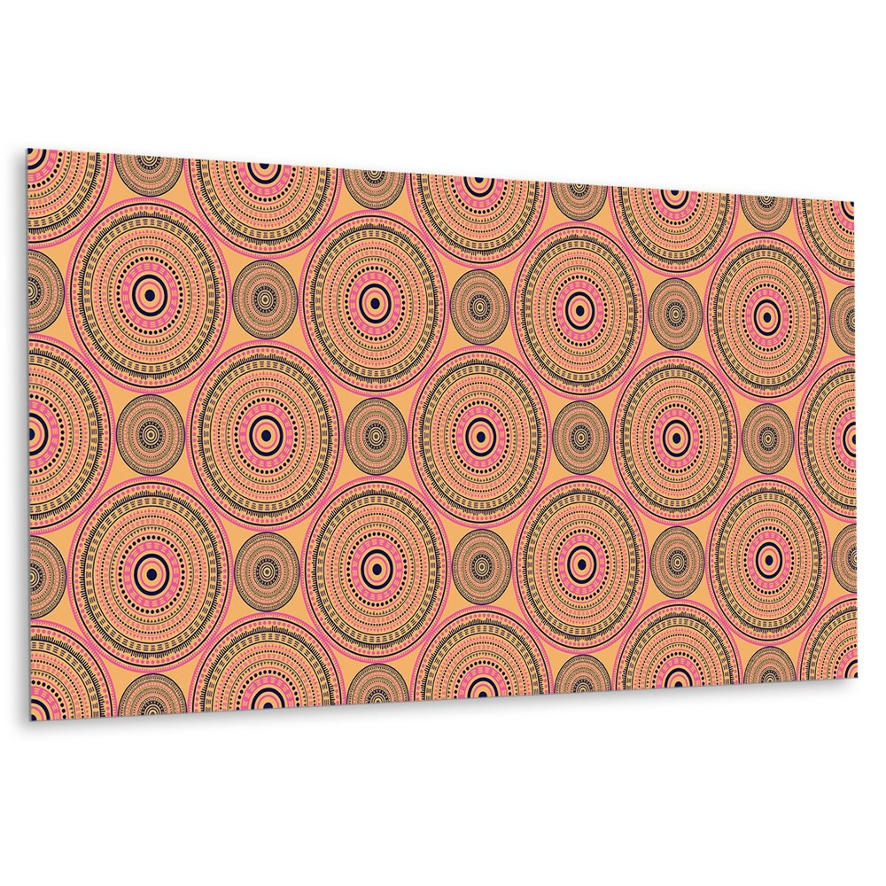 Falvédő falburkoló panel Absztrakt geometrikus minta körökben